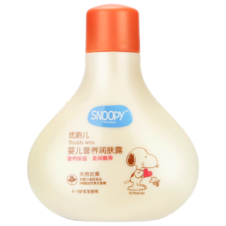 SNOOPY嬰兒營(yíng)養(yǎng)潤(rùn)膚露 正面